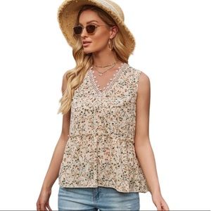 Women, Large, Floral lightweight top